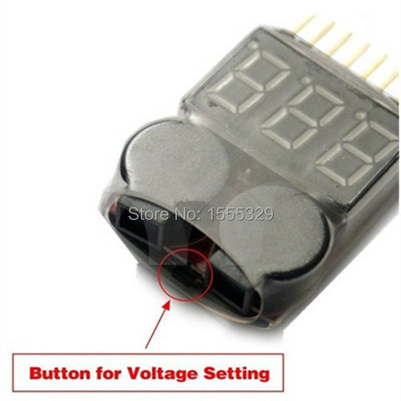 2Pcs 1S-8S LiPo Battery Voltag - Drone Battery Voltage Checker reseña y precio