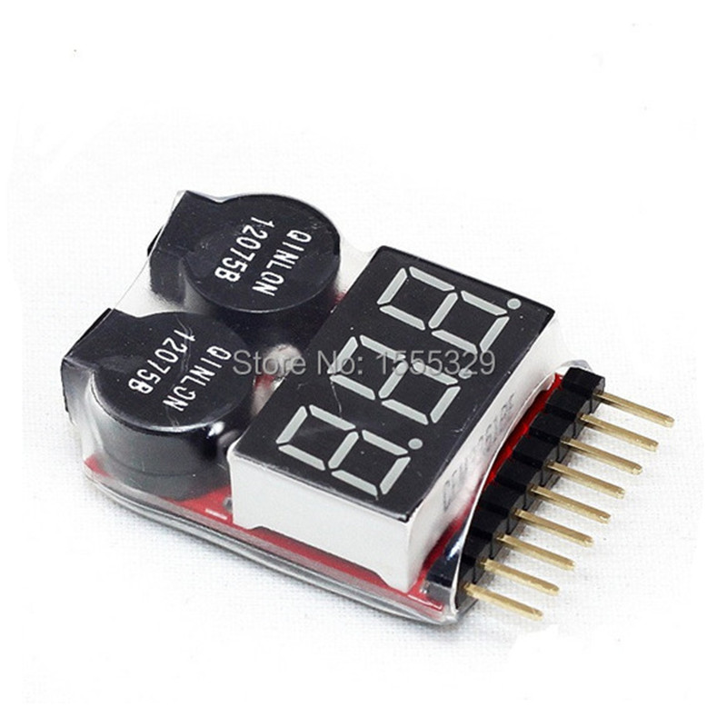 2Pcs 1S-8S LiPo Battery Voltag - Drone Battery Voltage Checker reseña y precio