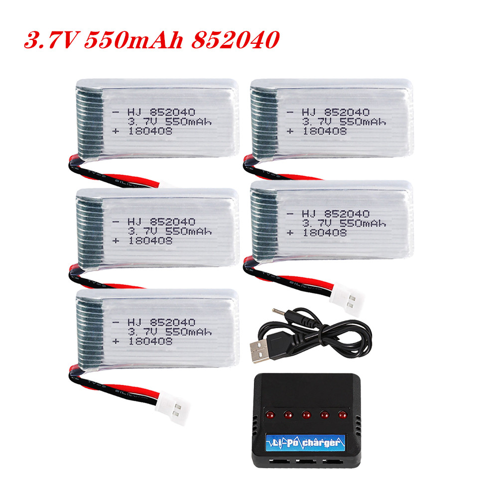 3.7V 550mAh 25C Lipo Battery 8 - Drone Battery Balance Charger reseña y precio