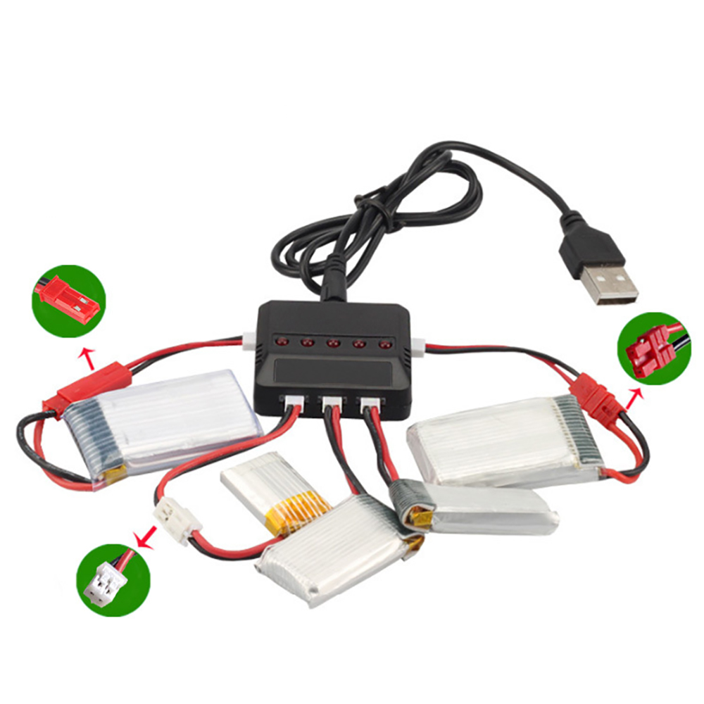 3.7V 550mAh 25C Lipo Battery 8 - Drone Battery Balance Charger reseña y precio
