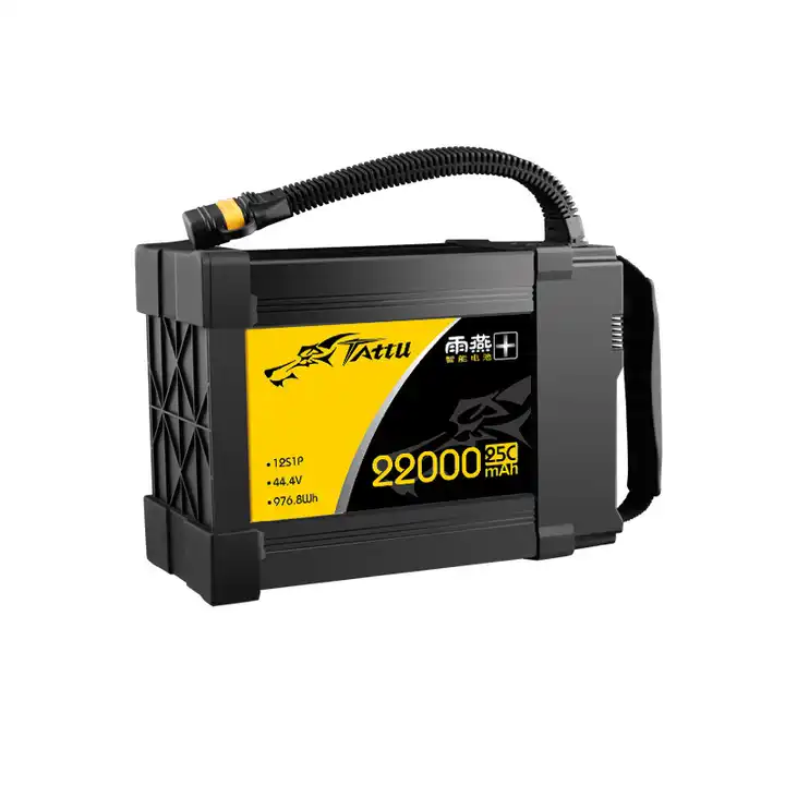 TATTU 22000mAh 44.4V 12s smart - Drone Battery Smart reseña y precio