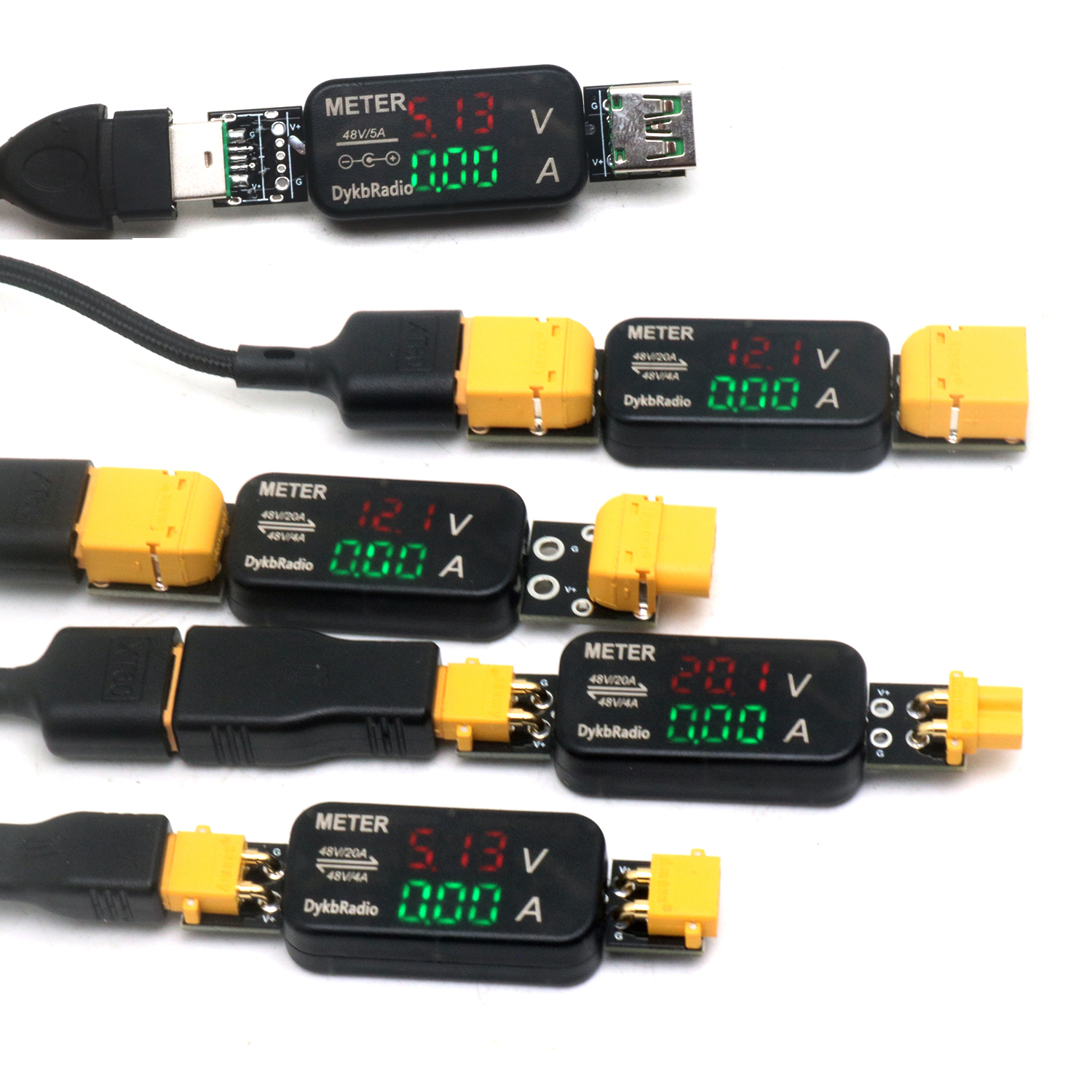 20A USB XT60 XT30 Voltmeter Am - Drone Battery Voltage Checker reseña y precio