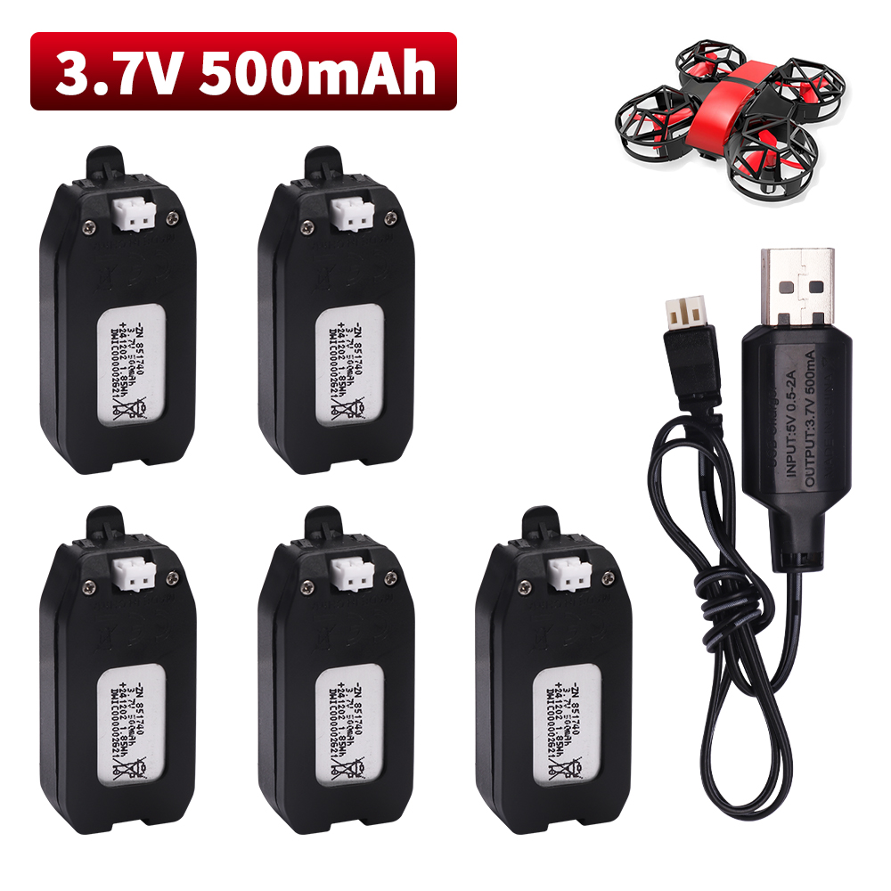 3.7V 500mAh Lithium Battery Fo - Drone Battery Lipo reseña y precio