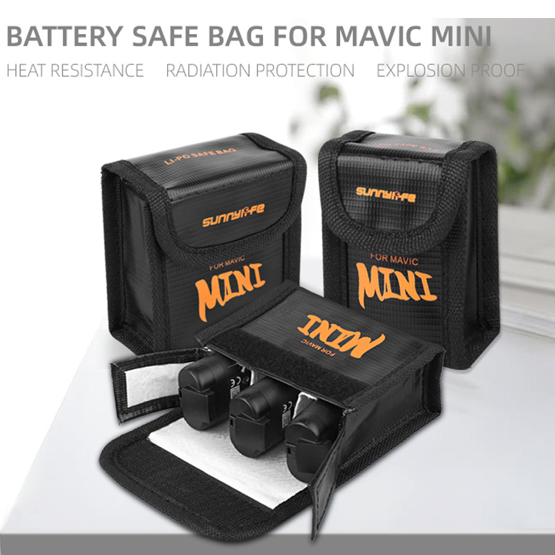 Battery Safe Bag for DJI MINI  - Drone Battery Bag reseña y precio