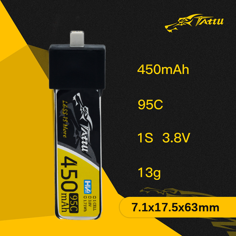 3Pcs NEW TATTU 450/500/550mAh  - Drone Battery Lipo reseña y precio