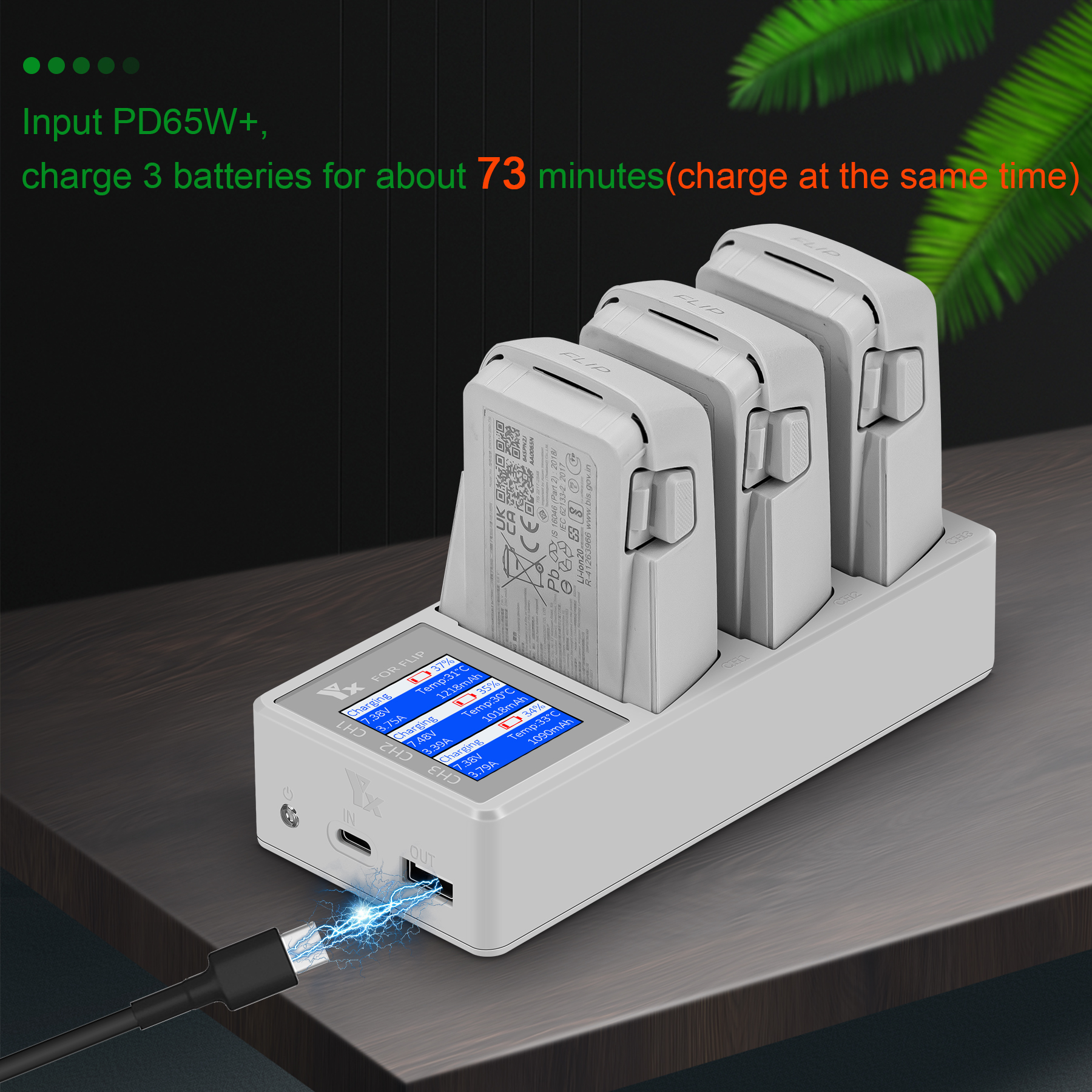 3 IN 1 Battery Charger For DJI - Drone Battery Parallel Board reseña y precio