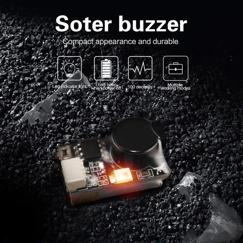 HGLRC Soter FPV Drone Alarm Bu - Drone Battery Alarm reseña y precio