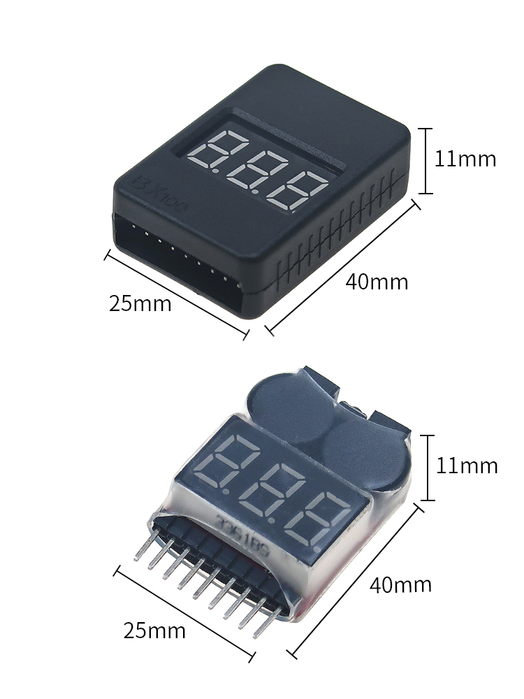 1-8S Battery Voltage Tester Al - Drone Battery Alarm reseña y precio