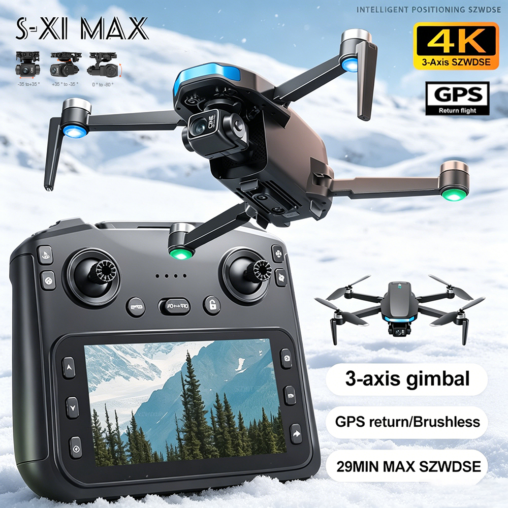 New S-X1 MAX Drone GPS 8K Prof - Drone Battery Case reseña y precio