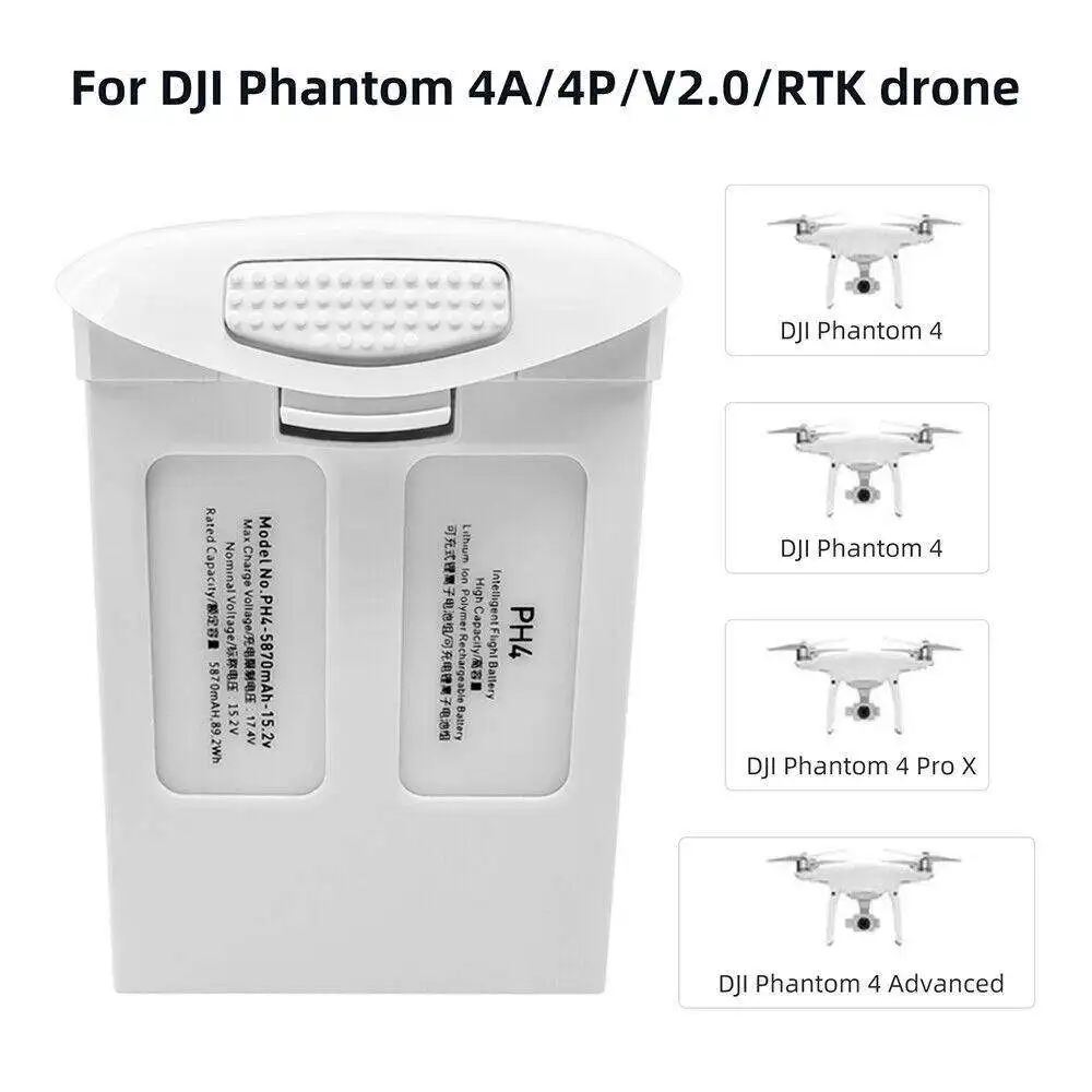 New Phantom 4 battery 6200mah  - Drone Battery Li-Ion reseña y precio