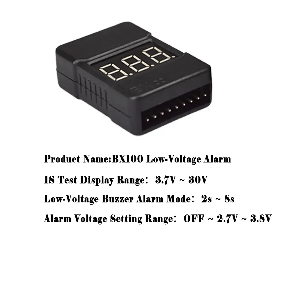 BX100 1-8S Lipo Battery Voltag - Drone Battery Alarm reseña y precio