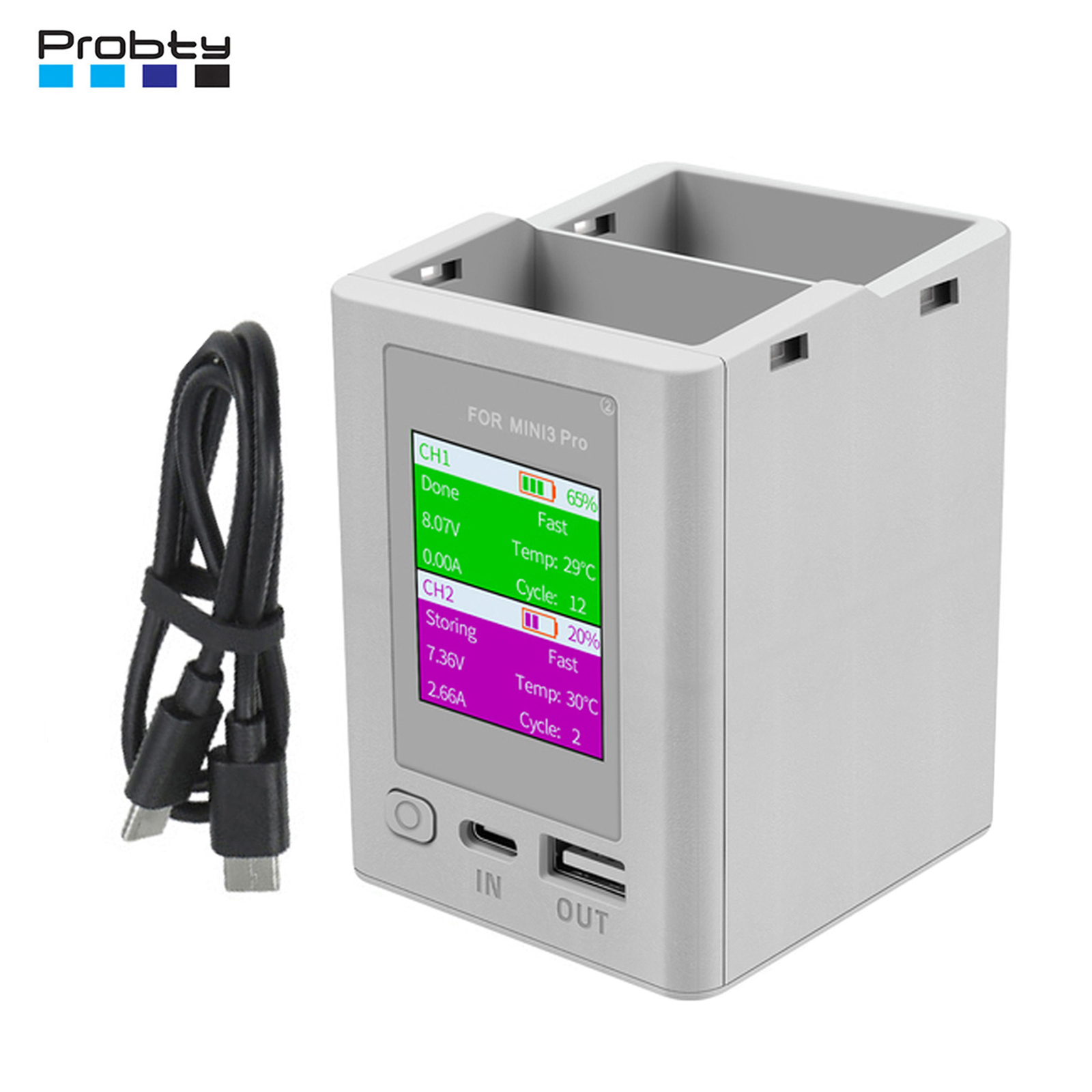 Charger Hub For DJI Mini 4 Pro - Drone Battery Balance Charger reseña y precio