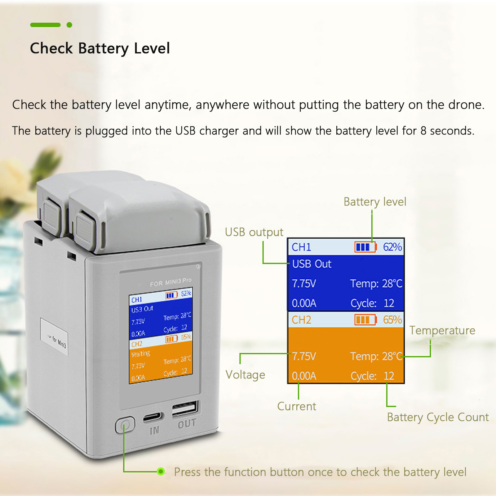 Charger Hub For DJI Mini 4 Pro - Drone Battery Balance Charger reseña y precio