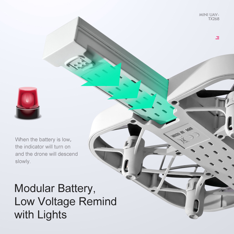 JJRC H107 FPV RC Drone with 2  - Drone Battery Case reseña y precio