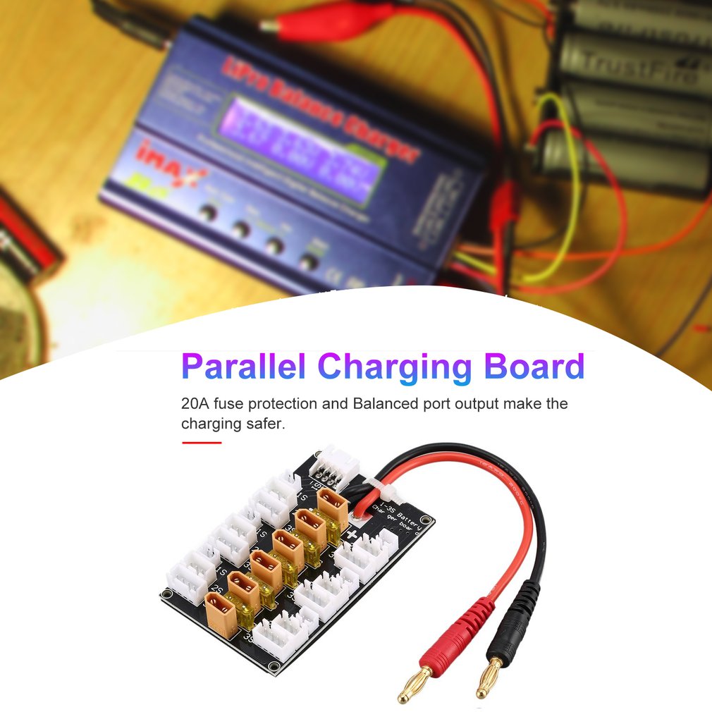 1S-3S 20A XT30 Plug Lipo Batte - Drone Battery Parallel Board reseña y precio