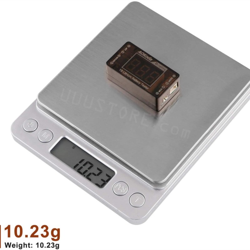 AOKoda AOK-041 1S LiPo Battery - Drone Battery Voltage Checker reseña y precio